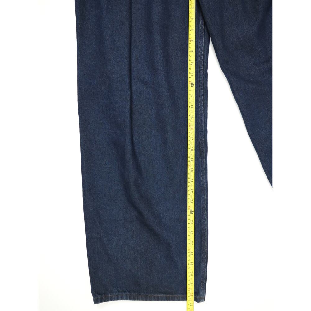 Good American Pleated Wide Leg Denim Trousers Dark Wash Luxury NWT Size 2 / 26 - Picture 11 of 16